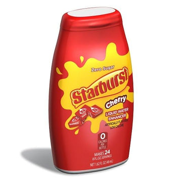 Starburst Liquid Water Enhancer - Cherry - Low Calorie Water Flavoring Drops (Pack Of 3)