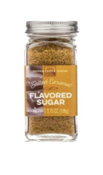 Pepper Creek Farms Salted Caramel Flavored Sugar 3.75Oz Jar