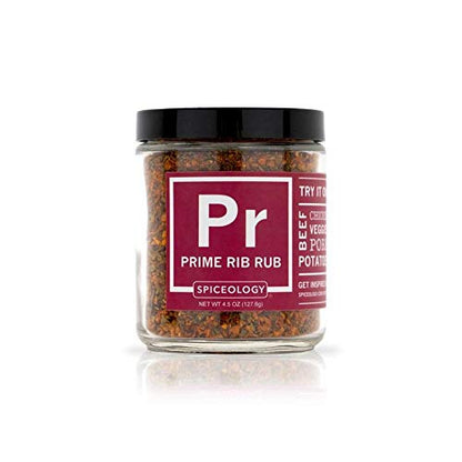 Spiceololgy - Prime Rib Rub - All-Purpose Barbeque Rubs, Spice Blends and Seasonings Use On: Beef, Steak, Chicken, Vegetables, P
