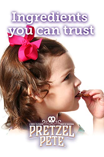 Pretzel Pete Salted Caramel Seasoned Mini Twist Pretzels, 100 Calories, Non-Gmo, Small Batch, Bold Flavor, 0.8Oz (24 Pack)