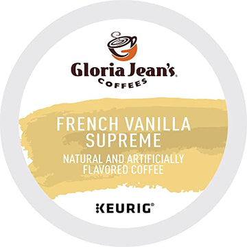 Gloria Jean'S French Vanilla Supreme Keurig Single-Serve K-Cup Pods, Light Roast Coffee, 96 Count