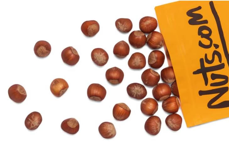 Nuts.Com Oregon Hazelnuts In Shell, Filberts 1 Lb Bag - Whole Raw Jumbo Hazelnuts - Gourmet, Freshly Harvested, Non-Gmo, For Coo