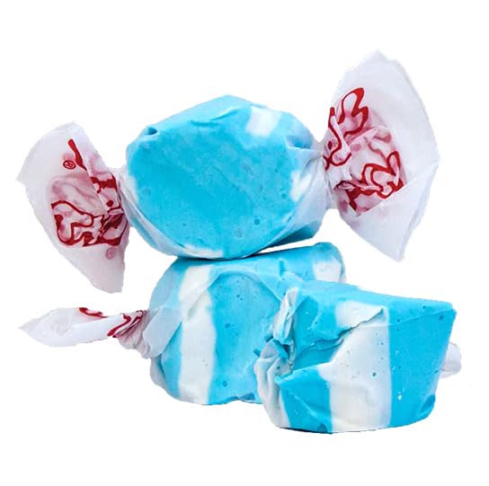 SweetGourmet Blueberry Salt Water Taffy Bulk Candy | 1 Pound
