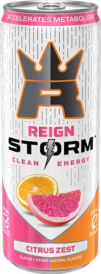 COMBO BREAKER Reign Storm Clean Energy Drink Variety Pack | 6 Flavors | 12 Fl Oz (Pack of 6)