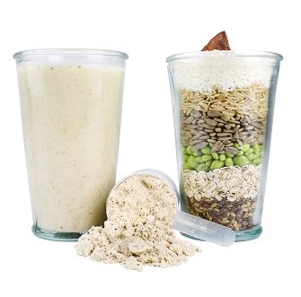 Huel Unflavored Unsweetened Nutritionally Complete Food Powder - 100% Vegan Powdered Meal (2 Pouches - 7.7lb - 28 meals)