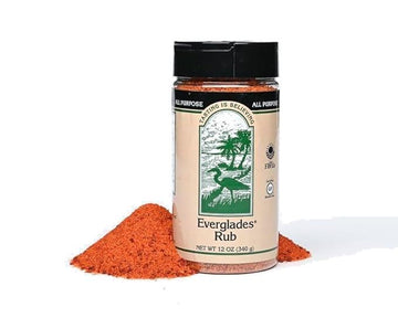 Everglades Rub Seasoning - Sweet & Spicy Blend for Meat - 12 oz - Dry Marinade for Smoking, Slow Cooking & Grilling