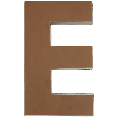 Philadelphia Candies Solid Milk Chocolate Alphabet Letter E, 1.75 Ounce Novelty Gift