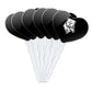 GRAPHICS & MORE Cupcake Picks Set of 6, Acrylic, Heart Love Design, Truman State University