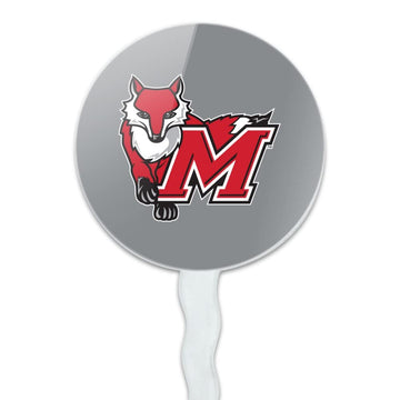Graphics & More Marist College Secondary Logo Cupcake Picks Toppers Decoration Set Of 6