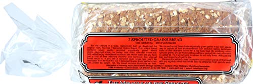 Food For Life Flourless Sprouted Grain Bread, 7 Grain, 24 oz (Frozen)