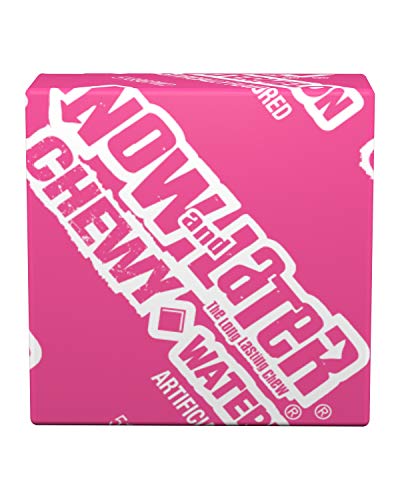 Now And Later Candy, Watermelon Flavor, 0.93 Ounce Bars (Pack Of 24)