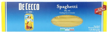 De Cecco Pasta, Spaghetti No. 12, 1 Pound (Pack Of 5)