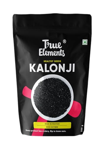 True Elements Kalonji Seeds 250Gm - Premium Nigella Seeds | Seeds For Hair Growth | 100% Natural | Indian Superfood | Add Flavou