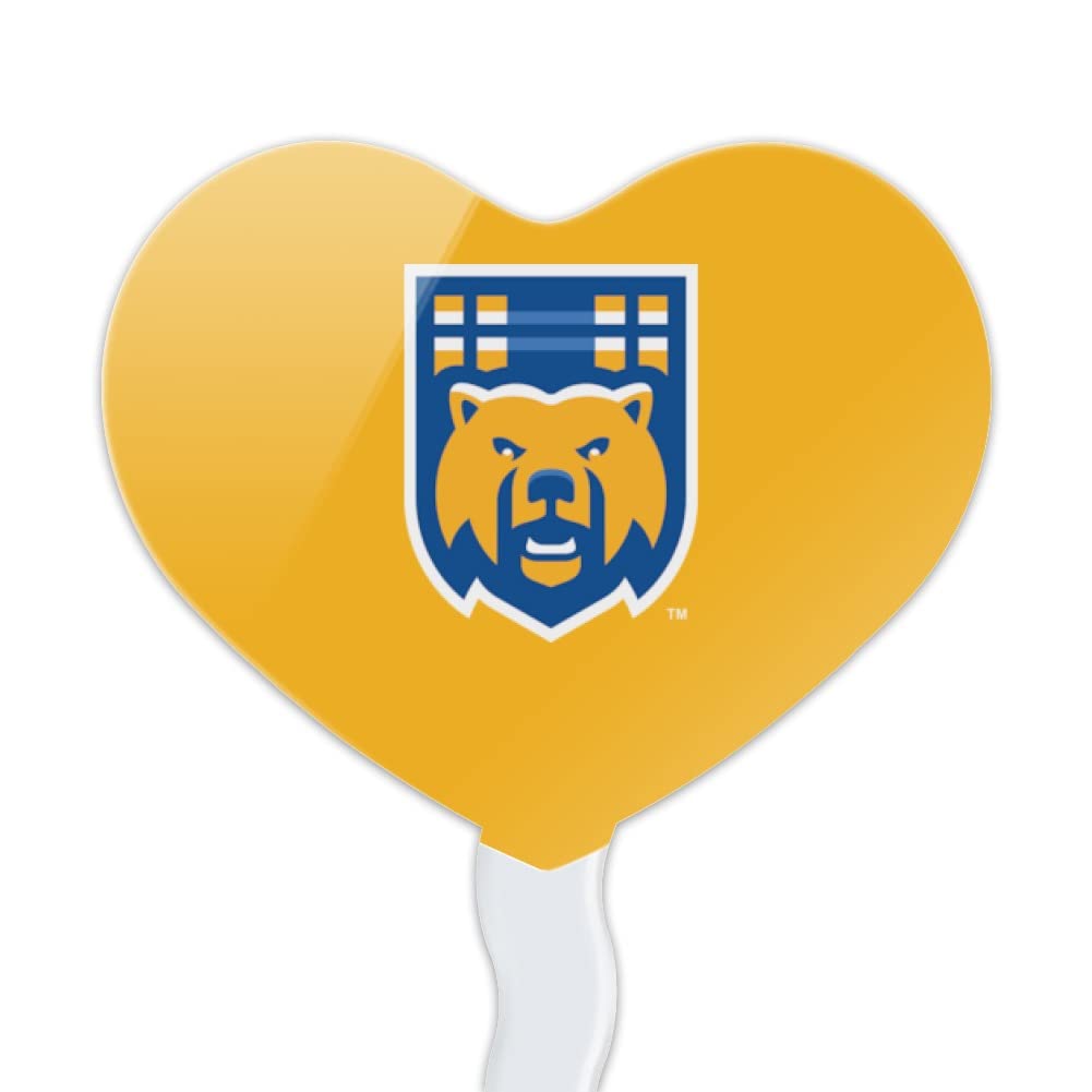 GRAPHICS & MORE Cupcake Picks Set of 6, Acrylic, University of California, Riverside, Heart Love Design, One Size