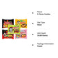 Samyang Buldak Chicken Stir Fried Ramen Korean Ramen (5 Flavor Combo, 5 Pack)