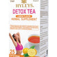 HYLEYS Detox Tea - Green Tea with Lemon - 25 Tea Bags - 12 Pack