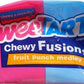 SweeTARTS Chewy Fusions Candy, Fruit Punch Medley, 9 Ounce (Pack of 2)