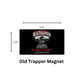 Old Trapper Teriyaki Beef Jerky Gift Set, Traditional Style Real Wood Smoked Beef Jerky, Made From 100% Top Round Steaks, Pack Of 2, 4 Oz. Resealable Bags With Bonus Old Trapper Magnet By Lyzas Sweets &