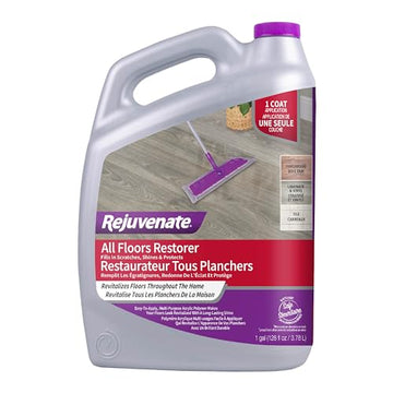 Rejuvenate All Floors Restorer And Polish Fills In Scratches Protects & Restores Shine No Sanding Required (128 Oz)