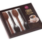 Elit Choco Spoons Milk And Dark Chocolate (6 Spoons) (1 Pack)