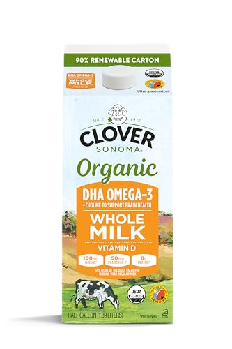 Clover Sonoma Organic Lactose Free Whole Milk, 0.5 gallon