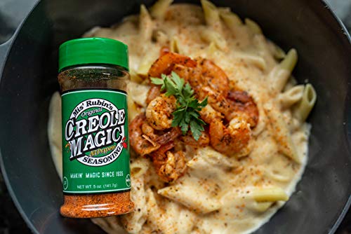 Mis Rubins Magic Seasoning Variety Pack - Black Magic, White Magic, Creole Magic, Fish Seasoning | Gourmet Spices Gift Set | All