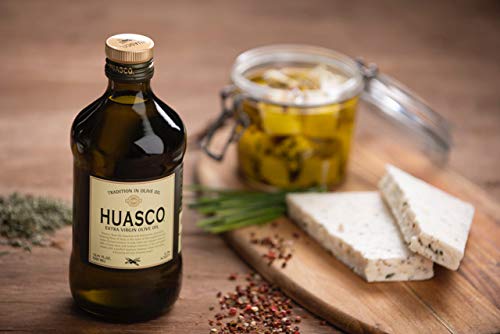 Extra Virgin Olive Oil By Huasco |First Cold Press - From Chile, 33.8 Fl Oz (1000 Ml)