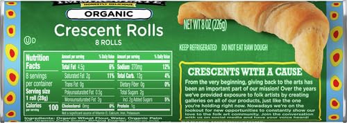 IMMACULATE BAKING COMPANY Organic Crescent Roll, 8 OZ