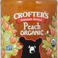 Crofters Peach Organic Premium Spread, 16.5 Oz, 100% Organic, Sweet Fruit Spread