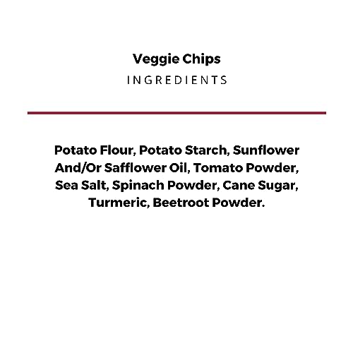 The Daily Crave Veggie Chips Value Pack, 9 Oz (Pack Of 6) Veggie Crisps, Kosher, Crunchy, Vegan