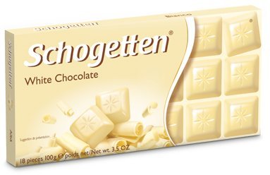 Schogetten German White Chocolate Bars, 100g/3.5oz (Pack of 6)