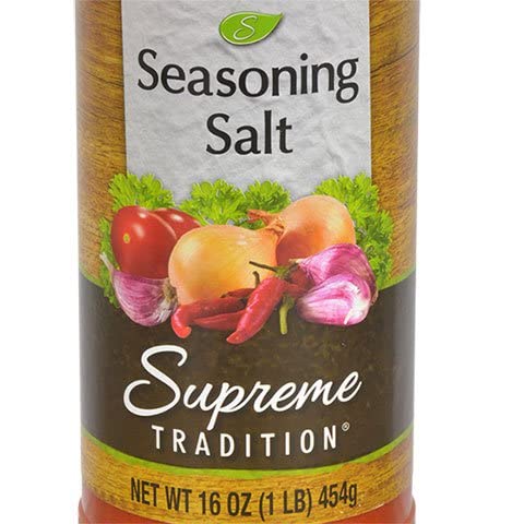 Supreme Tradition Seasoning Salt - 16 oz. All-Purpose Flavor Enhancer