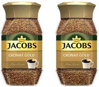 Jacobs Cronat Gold Instant Coffee 200 Gram / 7.05 Ounce (Pack Of 2)
