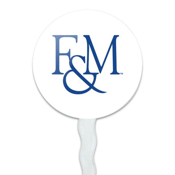 Franklin & Marshall College Secondary Logo Cupcake Picks Toppers Decoration Set Of 6