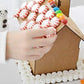 Gingerbread House Kit W/Scalloped Roof (Cardboard) - Pack Of 5