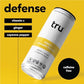 Tru Defense Sparkling Water with Vitamin C & Ginger Extract, 12 FL OZ Can, 12 Pack, Gluten Free, Vegan, Caffeine Free