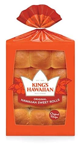 King'S Hawaiian Original Hawaiian Sweet Hamburger Buns, (8Ct) & Original Hawaiian Sweet Rolls, (12Ct)(1Ea) Variety Pack
