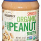 Woodstock Organic Easy Spread Peanut Butter - Smooth - Case Of 12 - 18 Oz.