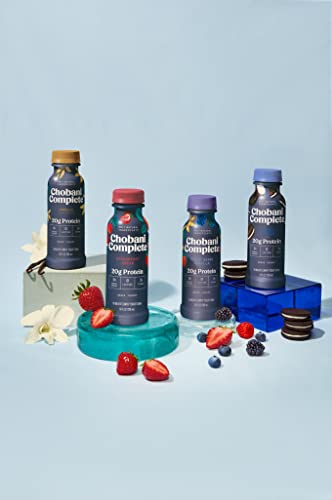Chobani 20g Low-Fat Greek Yogurt Drink Mixed Berry Vanilla 10 fl oz