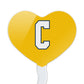 GRAPHICS & MORE Cupcake Picks Set of 6, Acrylic, Coppin State University, Heart Love Design, One Size