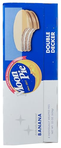 MoonPie Double Decker Banana Pies - 8 Individually Wrapped 2.75 Ounce Pies