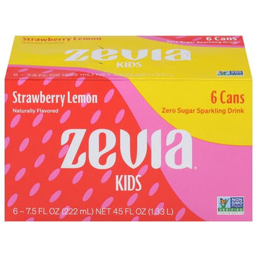 Zevia - Kidz Straw Lmaidsprk Rnk - Case Of 4-6/7.5 Fz
