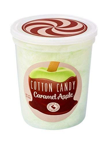 Caramel Apple Gourmet Flavored Cotton Candy - Unique Idea for Holidays, Birthdays, Gag Gifts, Party Favors