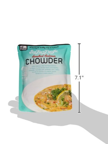 Sea Fare Pacific Smoked Salmon Chowder, 9 Ounce, Pack of 8