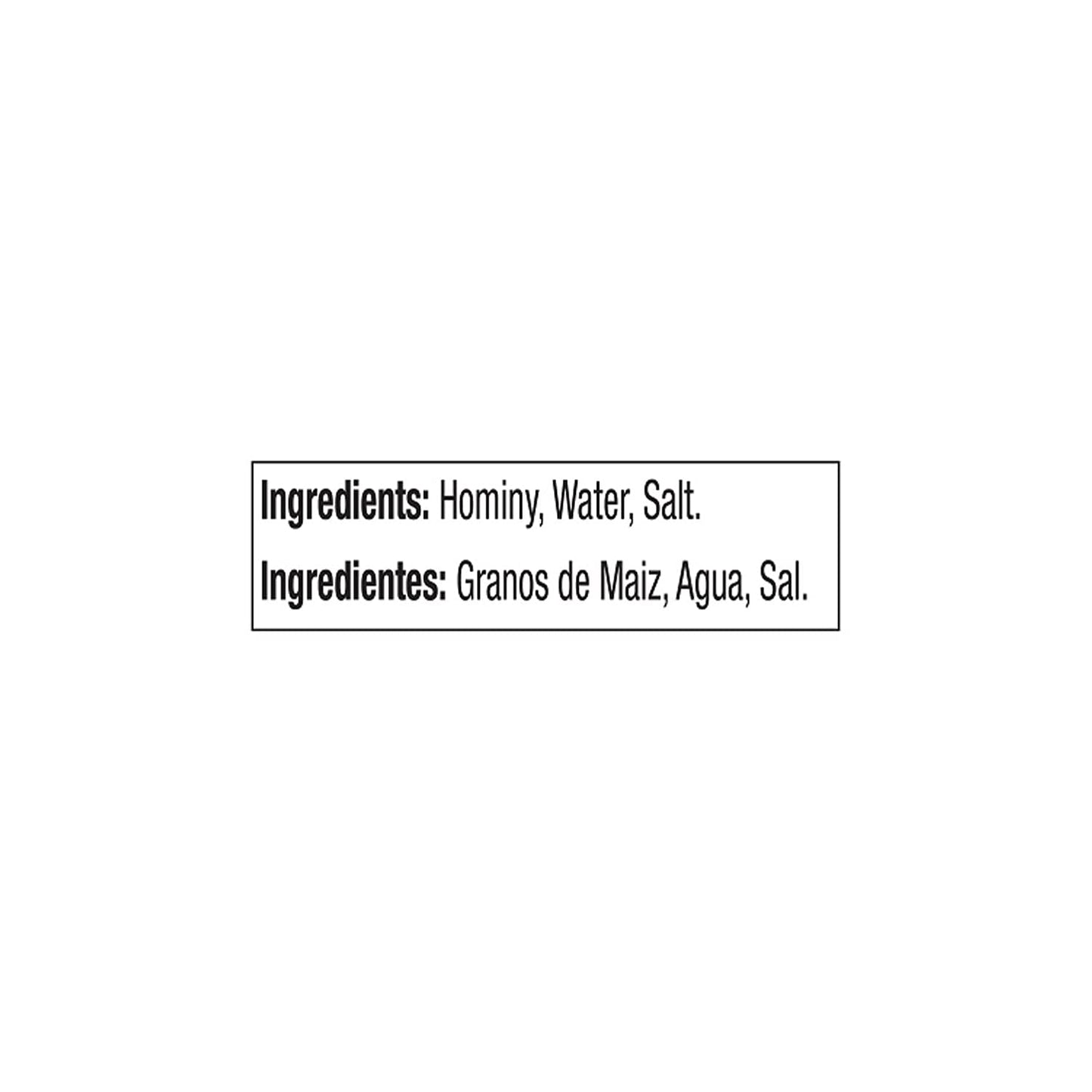 Juanita's Mexican Style Hominy, 110 oz