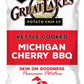 Kettle Cooked Potato Chips by SUPERDEALS | Michigan Cherry BBQ | 1.375 Oz Bag | Value Pack of 12 with Bonus Gift