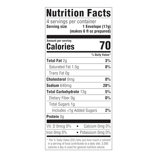 Soup Secrets Lipton Cup-A-Soup Instant Soup For A Warm Cup Of Soup Cream Of Chicken Only 70 Calories Per Serving, 4 Count (12 Pack)