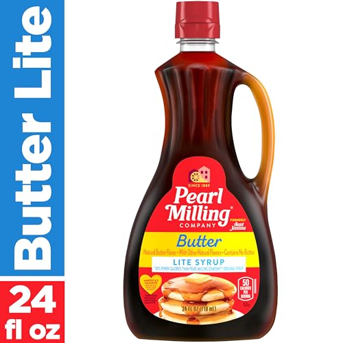Pearl Milling Company Butter Rich Lite Syrup, 24oz Bottle
