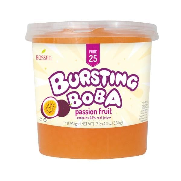 Bossen Bursting Boba Pure25 Collection (7.26 Pound (Pack of 1), Passion Fruit)