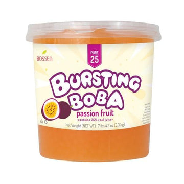Bossen Bursting Boba Pure25 Collection (7.26 Pound (Pack of 1), Passion Fruit)